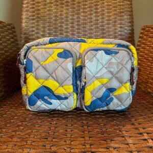 MZ Wallace Spring Camo Rec Large Savoy Cosmetic Bag